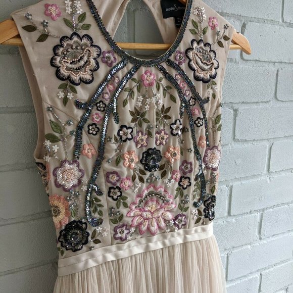 BHLDN Needle & Thread Dress size US 4 $500 - Picture 4 of 8